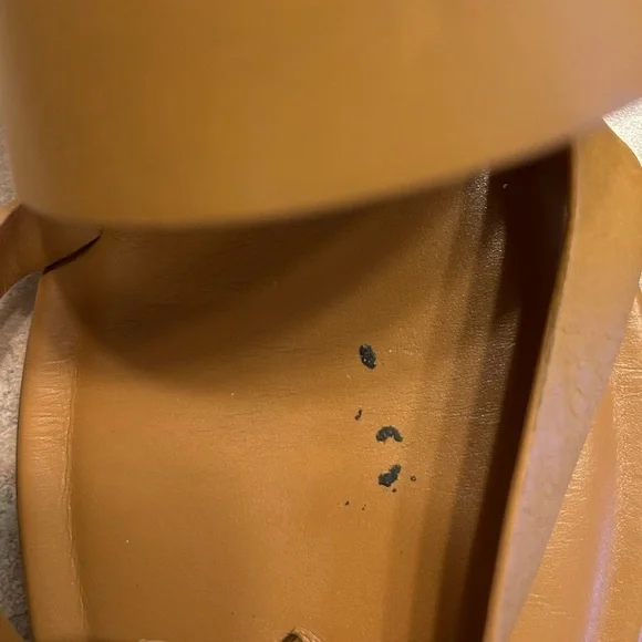 ALDO Tan Toe Loop Minimalist Slide Sandals Women’s Size 7 Coastal Grandmother - Picture 5 of 7